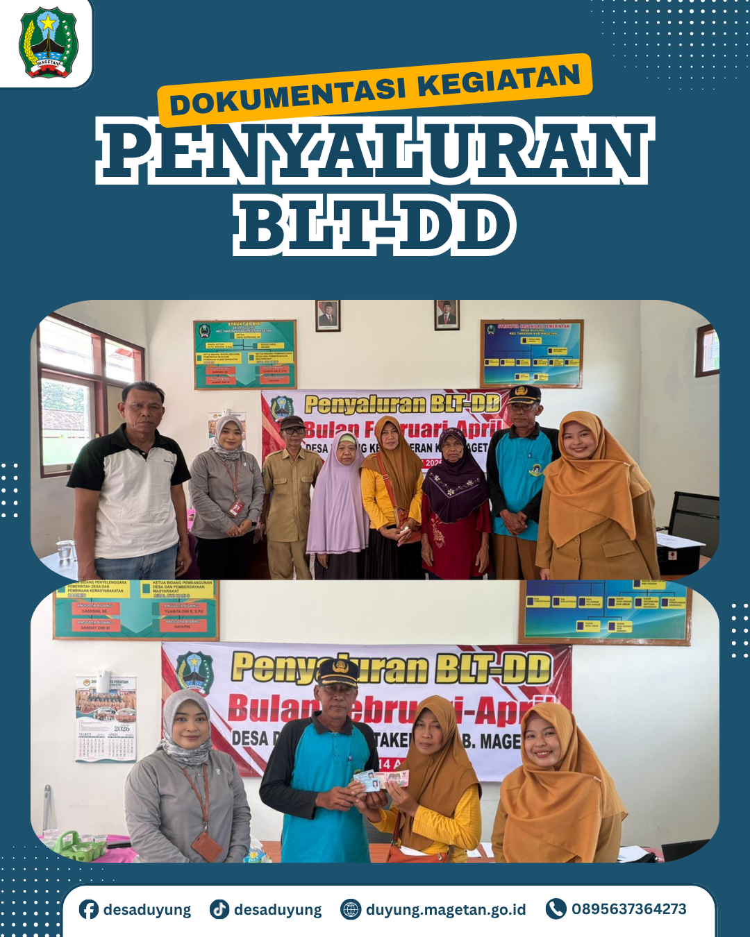 PENYALURAN BLT-DD BULAN FEBRUARI-APRIL 